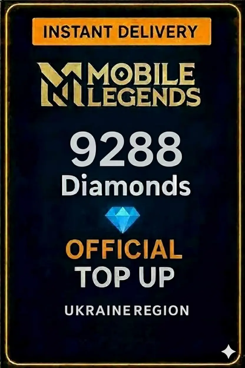 Mobile Legends - 9288 Diamonds Top-Up (Ukraine)