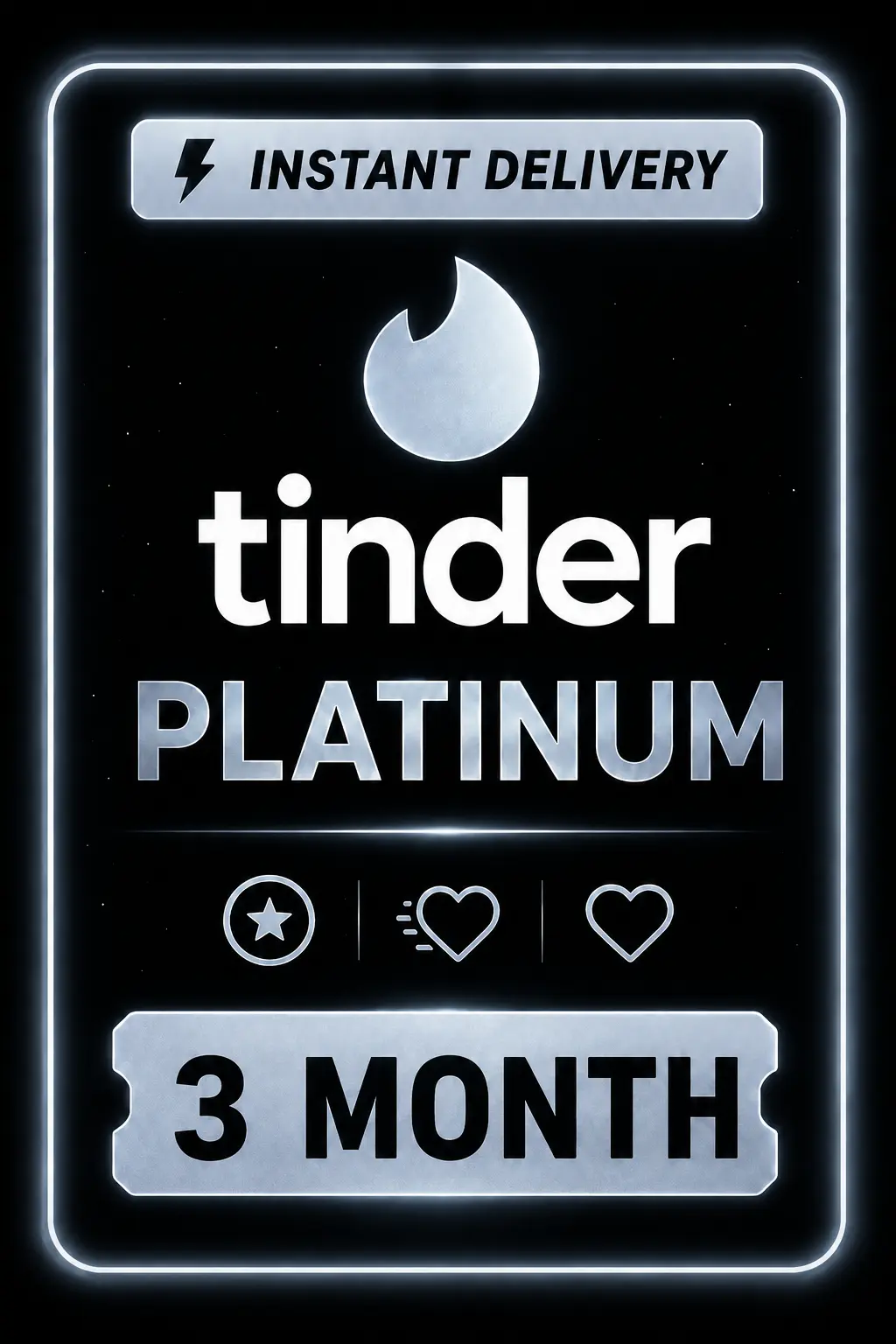 Tinder Platinum - 3 Month