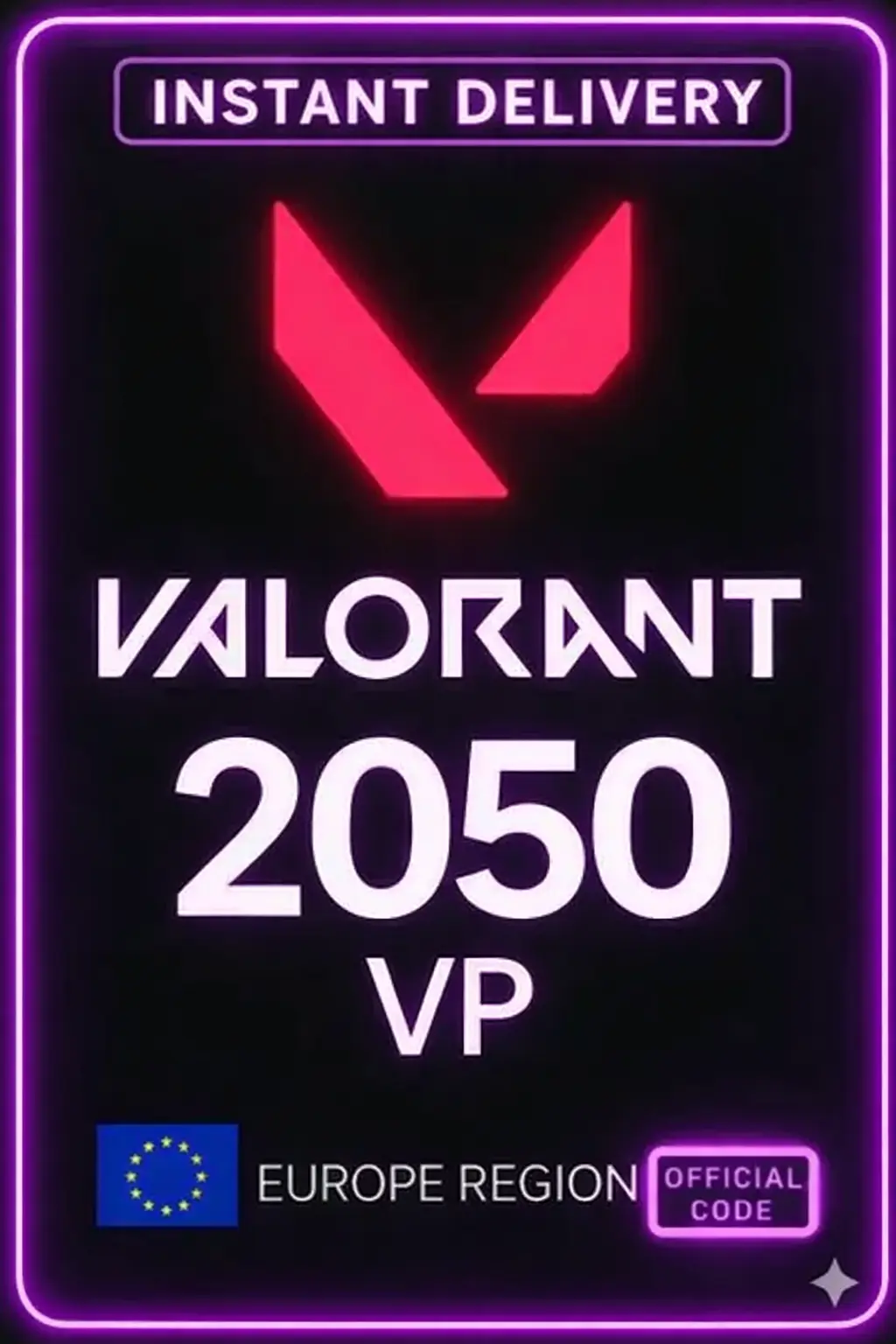 Valorant Points 20€ - 2050 VP (EU Server)