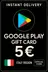 Google Play Gift Card - Italia 5 € (IT)