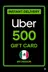 Tarjeta de regalo Uber - 500 MXN