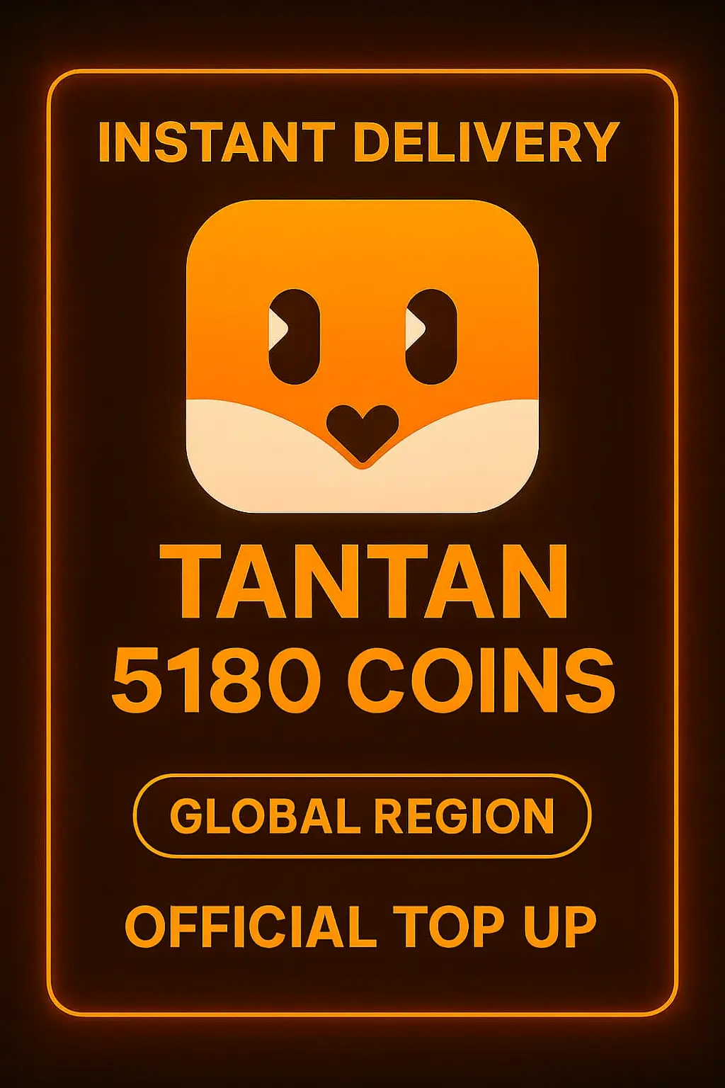 Tantan 5180 Coins Top-Up (Global)