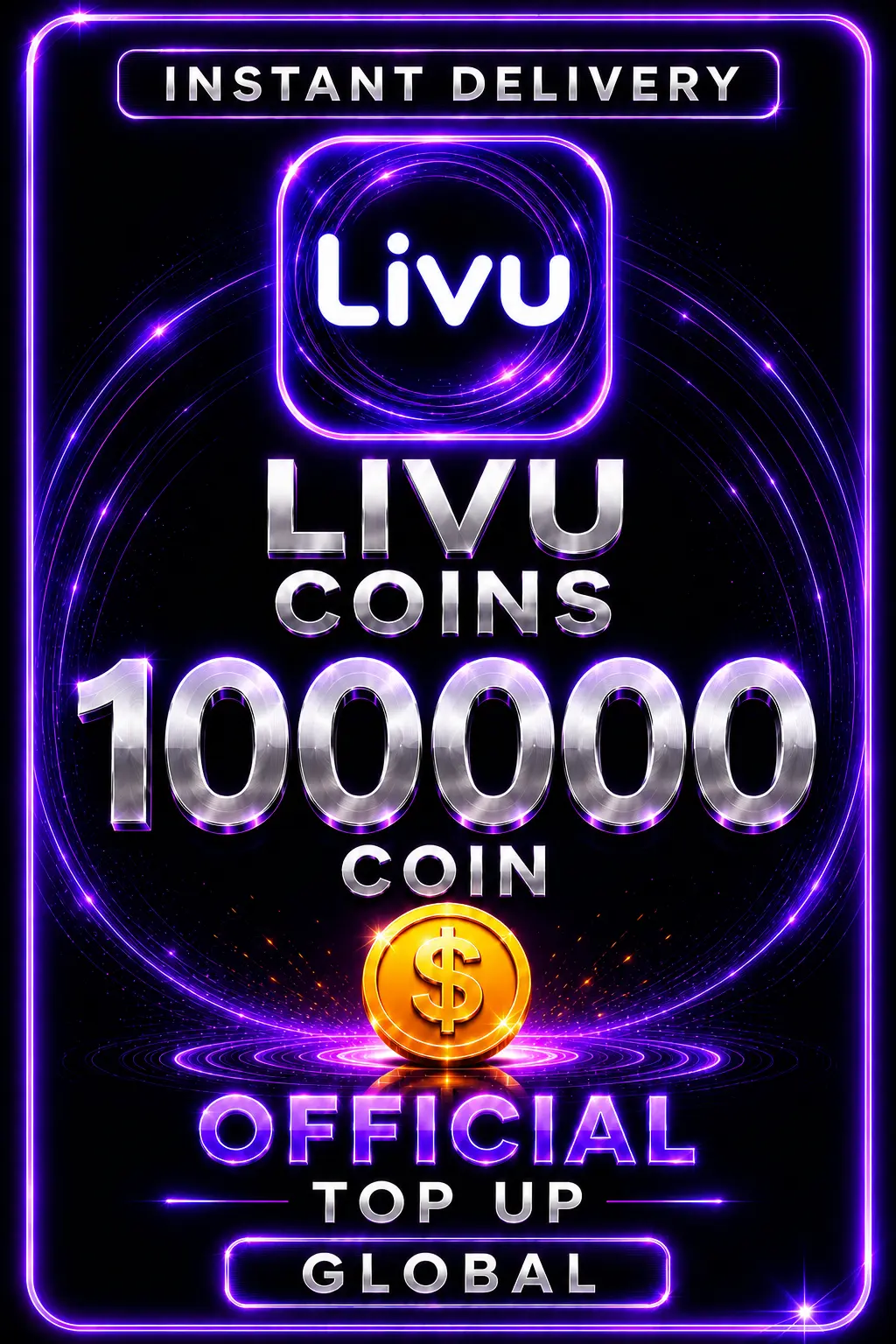 LivU - 100000 Coins Top Up (Global)