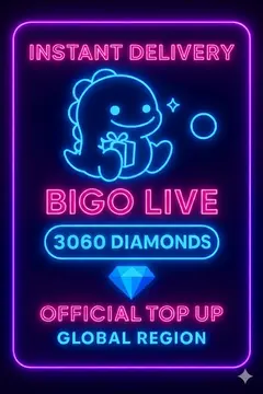 Bigo Live - 3060 Diamanten (Aufladung)