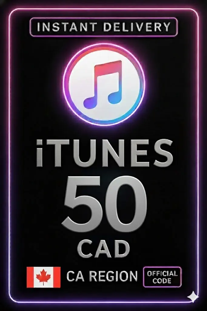 Carta regalo iTunes 50 CAD CA Carta regalo iTunes 50 CAD CA
