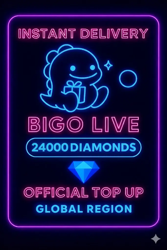 Bigo Live - 24000 Diamonds (Top-Up) Bigo Live - 24000 Diamonds (Top-Up)