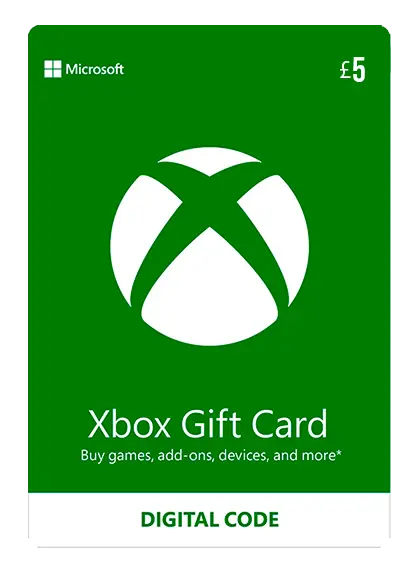 Xbox Live Gift Card £5 Wallet Xbox Live Gift Card £5 Wallet