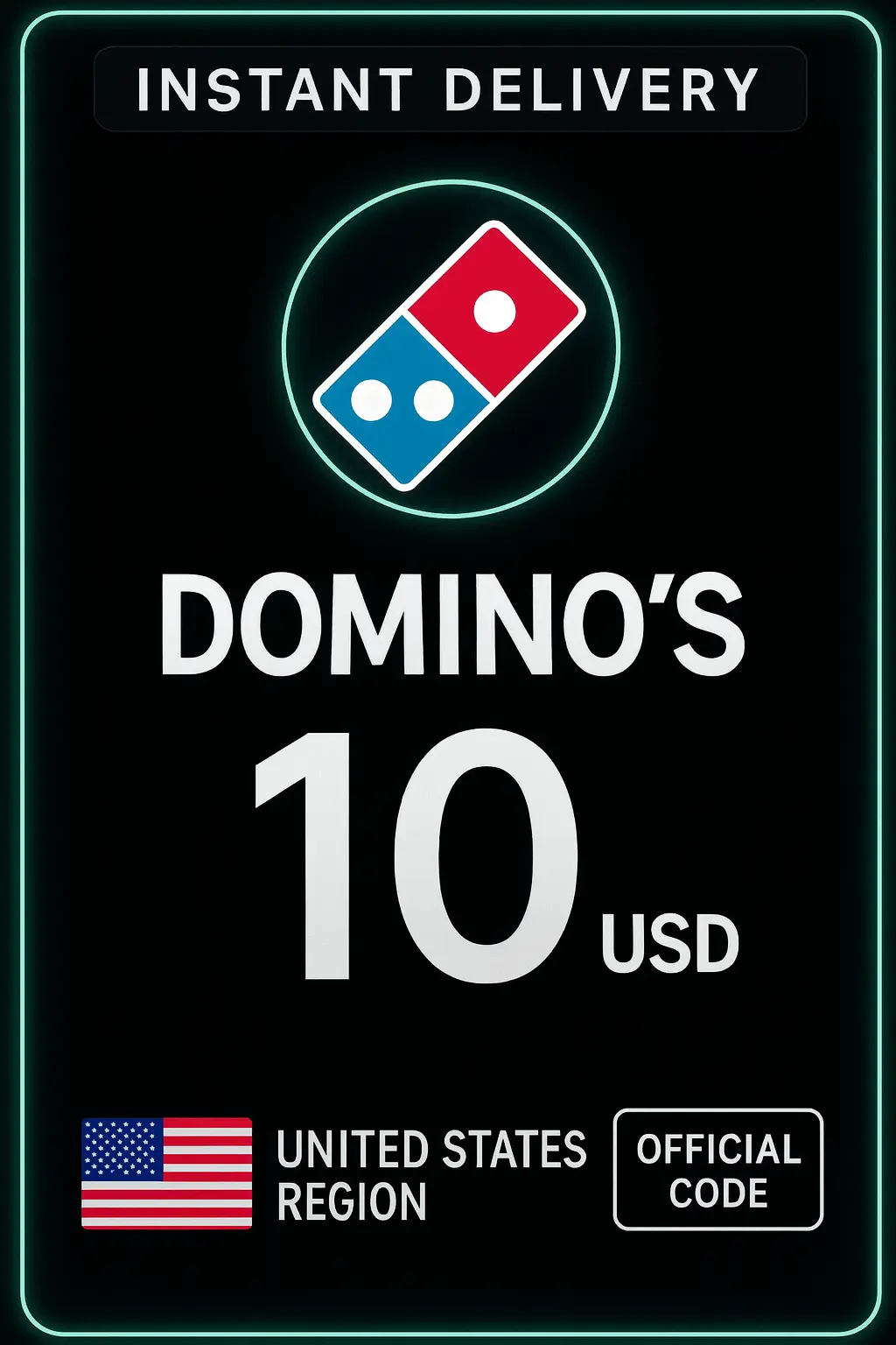 Dominos 10 USD