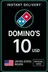 Dominos 10 USD