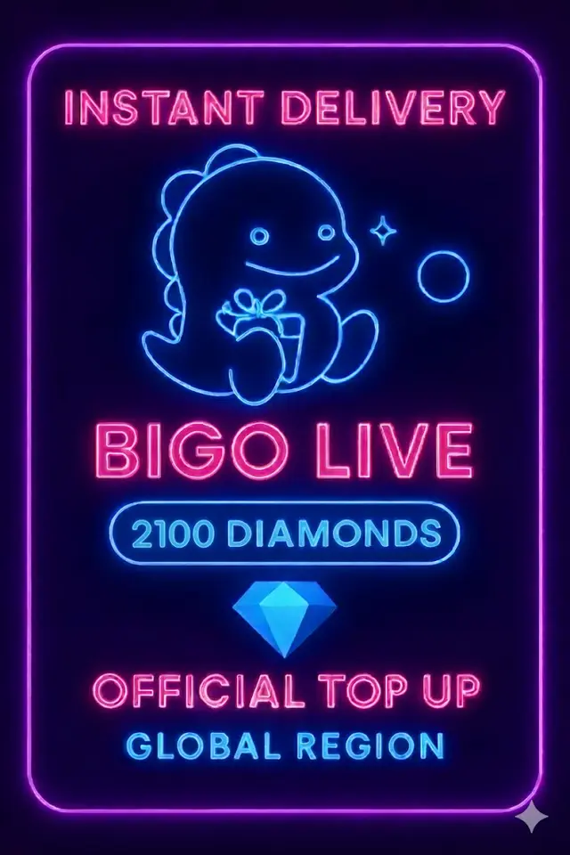 Bigo Live - 2100 Diamanten (Aufladung)