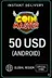 Coin Master (Android) - 50 $ US