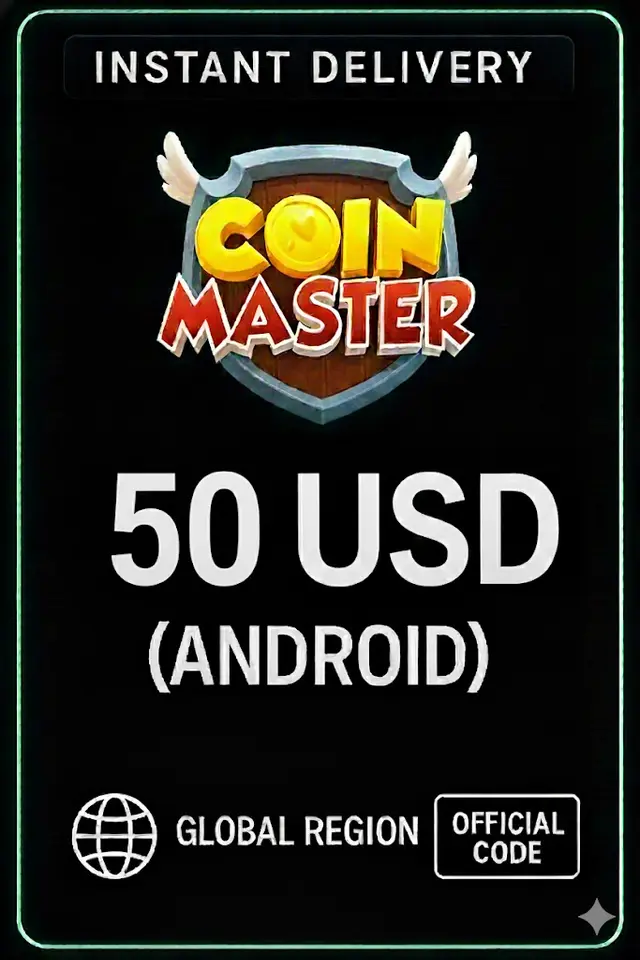 Coin Master (Android) - 50 $ USA