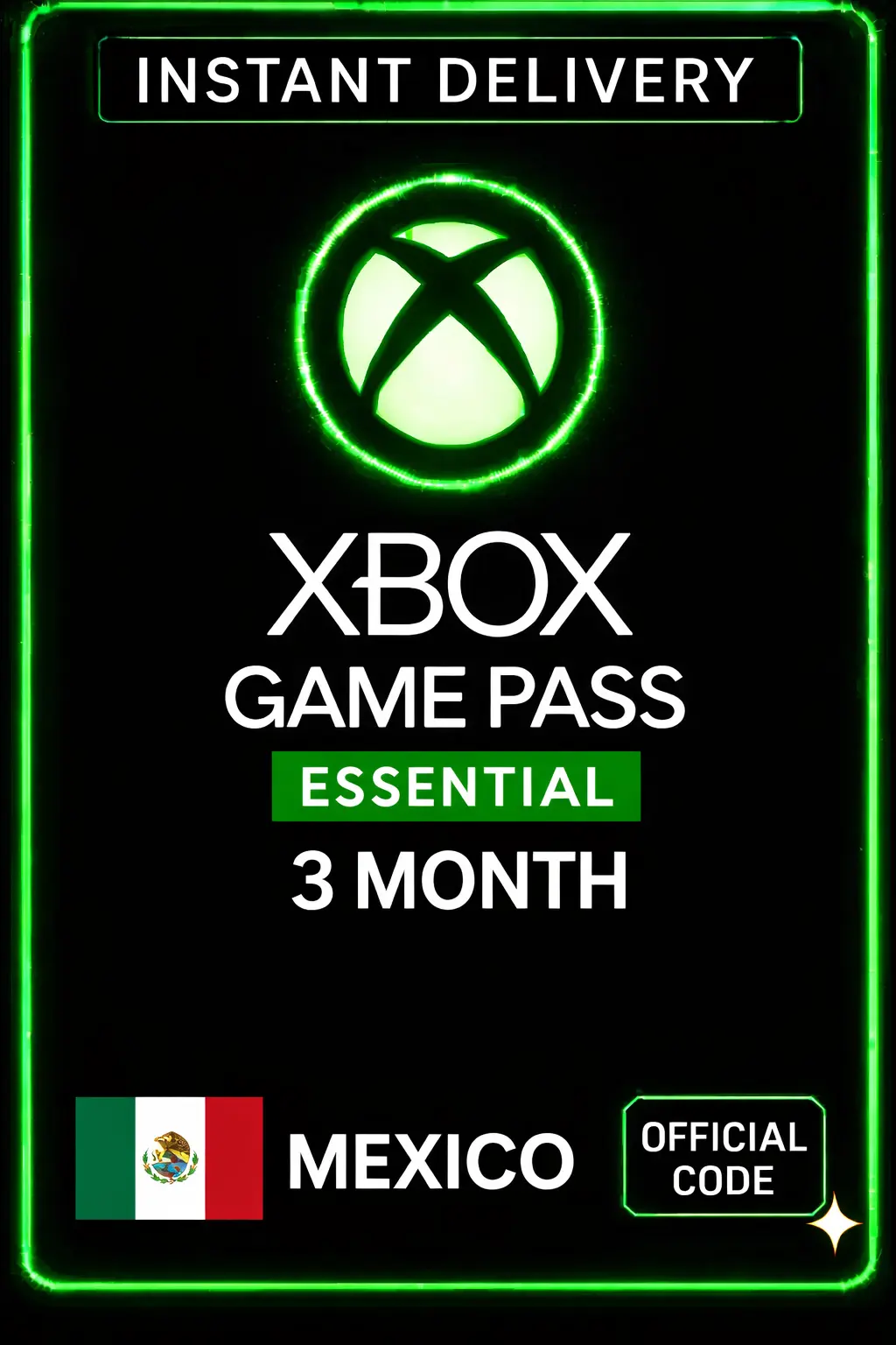 Xbox Game Pass Essential 3 Month - Mexico