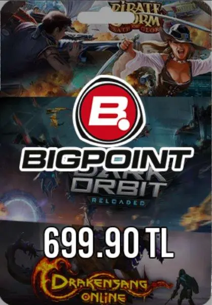Bigpoint 699,90 TL Gutschein Bigpoint 699,90 TL Gutschein