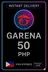 Garena Shells 50 Peso (PH)