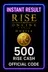 Rise Online World Mobile 500 Rise Cash