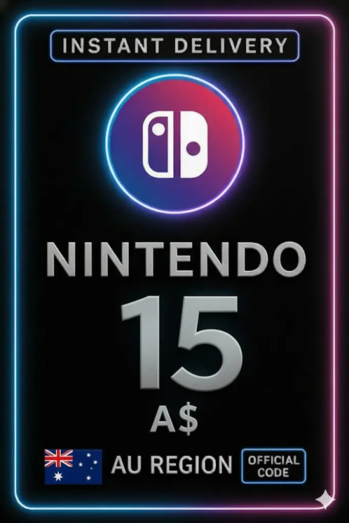 Karta przedpłacona Nintendo eShop - 15 A$ Karta przedpłacona Nintendo eShop - 15 A$