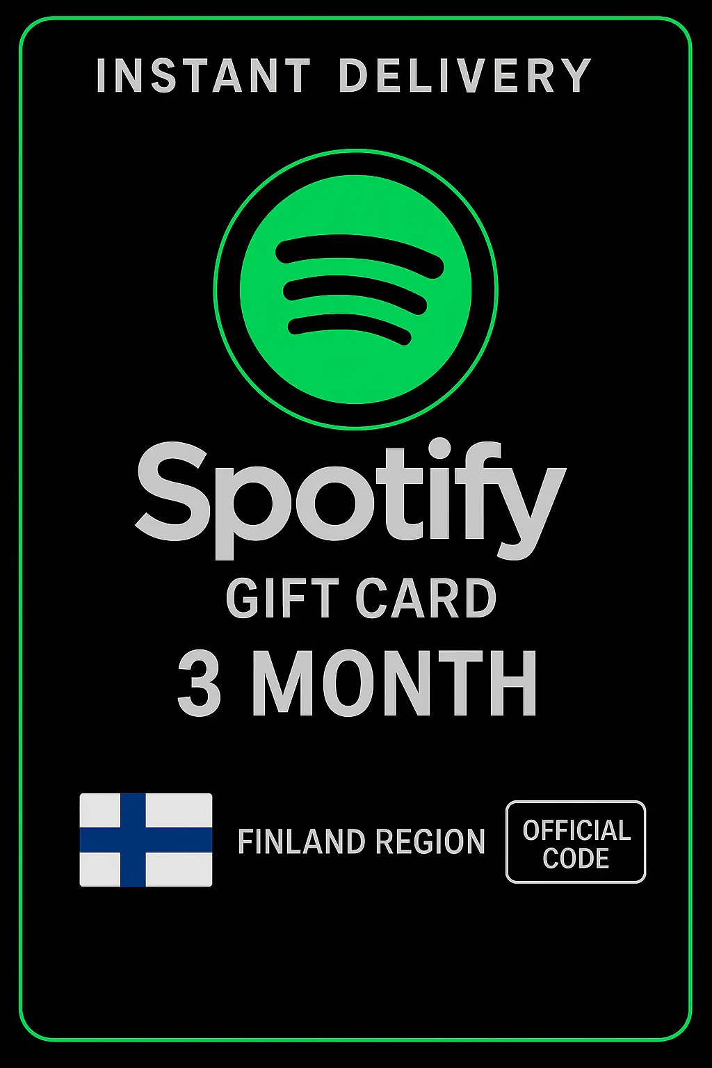Spotify Gift Card Finland - 3 Month FI Spotify Gift Card Finland - 3 Month FI