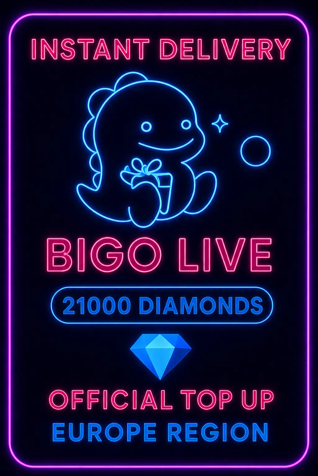 Bigo Live - 21000 Diamonds (Top-Up) (EU)