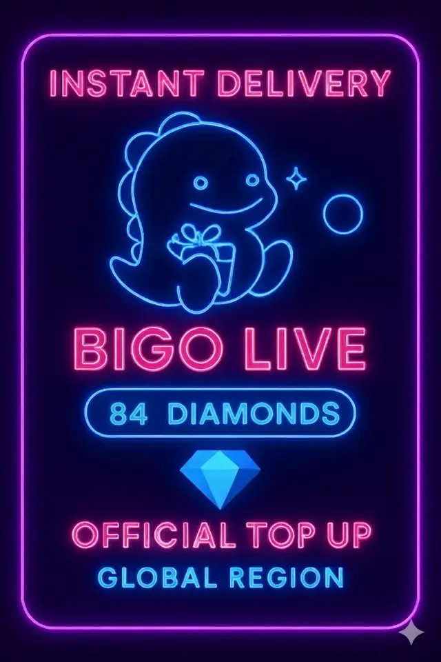 Bigo Live - 84 Diamanten (Aufladung)