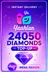 Yaahlan - 24050 Diamonds Top-Up (MENA)