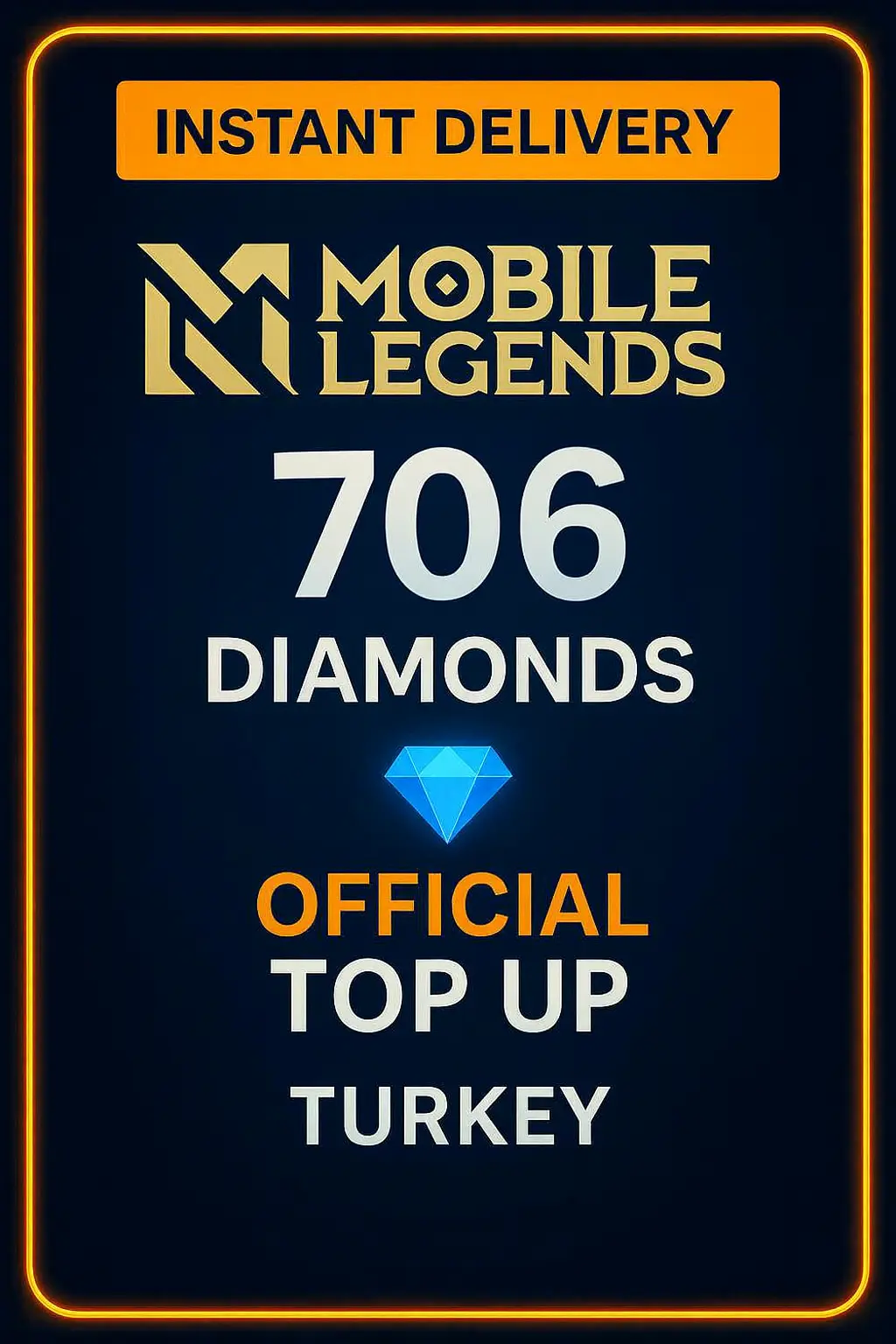 Mobile Legends 706 Diamonds Top-Up (Turkey)