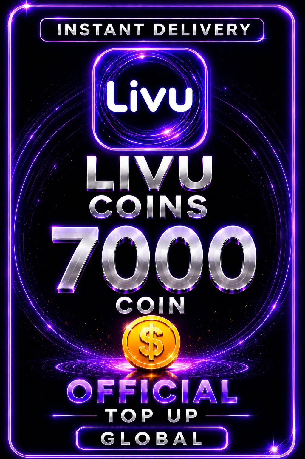 LivU - 7000 Coins Top Up (Global)