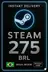 Steam Wallet Code Brazil 275 BRL