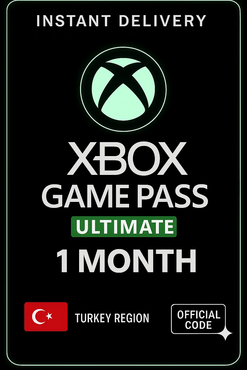 Xbox Game Pass Ultimate 1个月(土耳其VPN) Xbox Game Pass Ultimate 1个月(土耳其VPN)