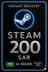 Код гаманця Steam 200 SAR (SA)