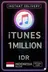 iTunes Подарочная Карта Индонезия - 1.000.000 IDR