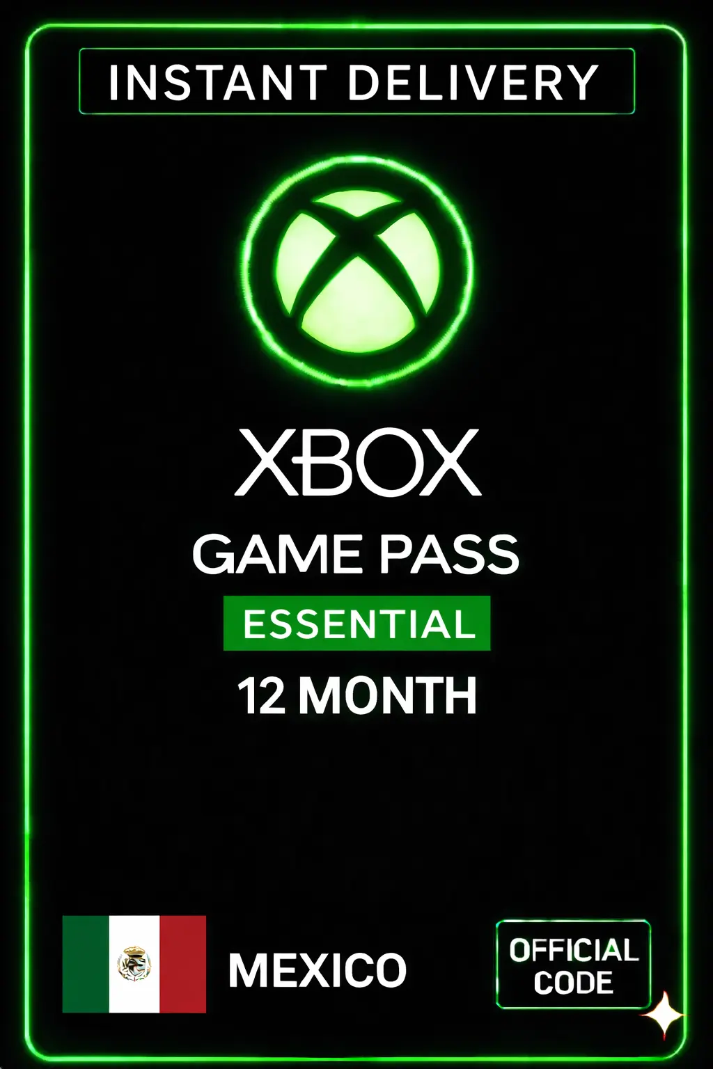 Xbox Game Pass Essential 12 Month - Mexico