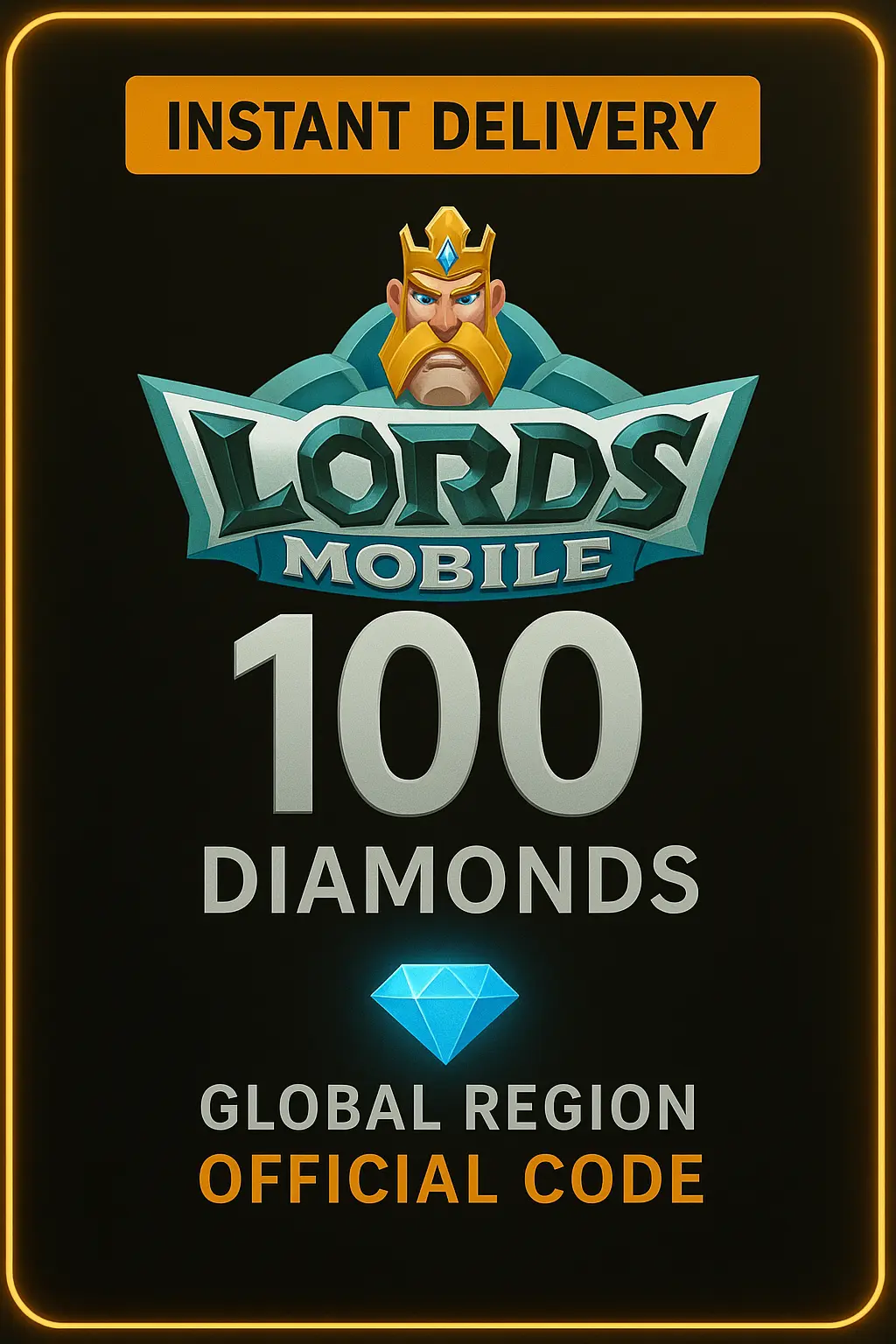 Lords Mobile - 100 Diamonds (Global) Lords Mobile - 100 Diamonds (Global)
