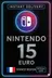 Carte eShop Nintendo - 15€ (France)