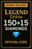 Legend Online 150+15 Епин од Елмаса