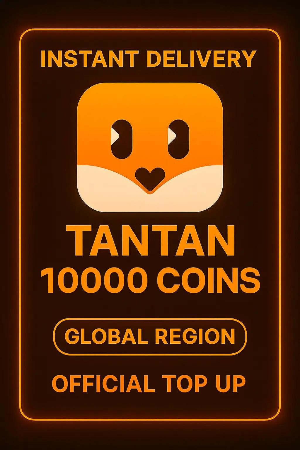 Tantan 10000 Coins Top-Up (Global)