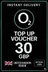 O2 Top-Up Voucher - 30 GBP