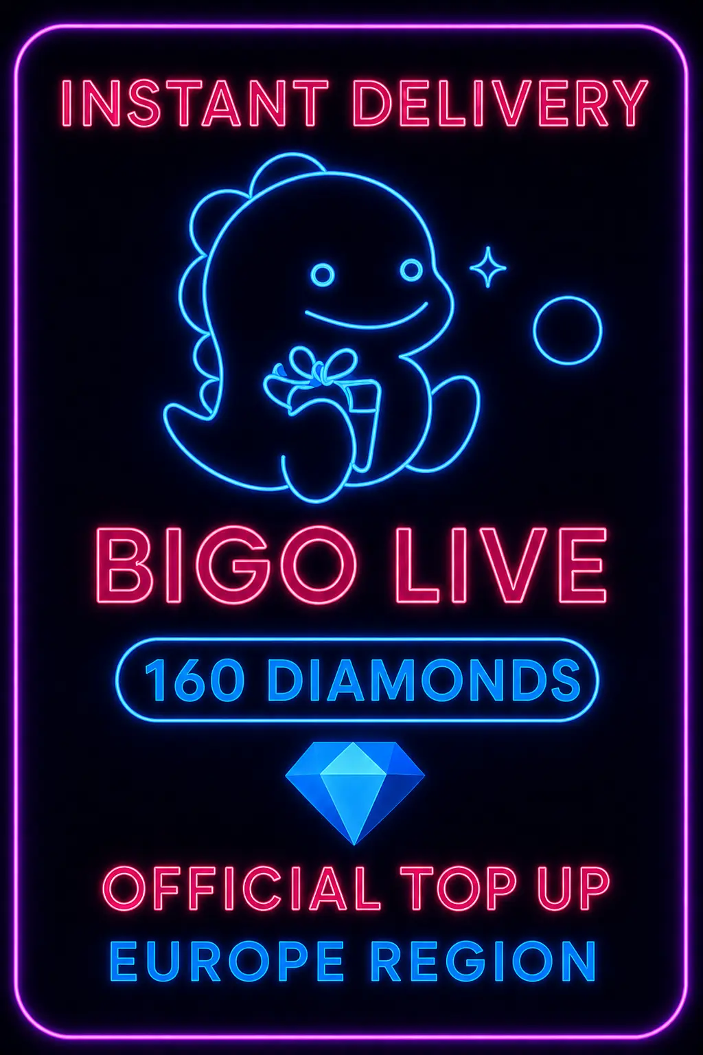 Bigo Live - 160 Diamonds (Top-Up) (EU)