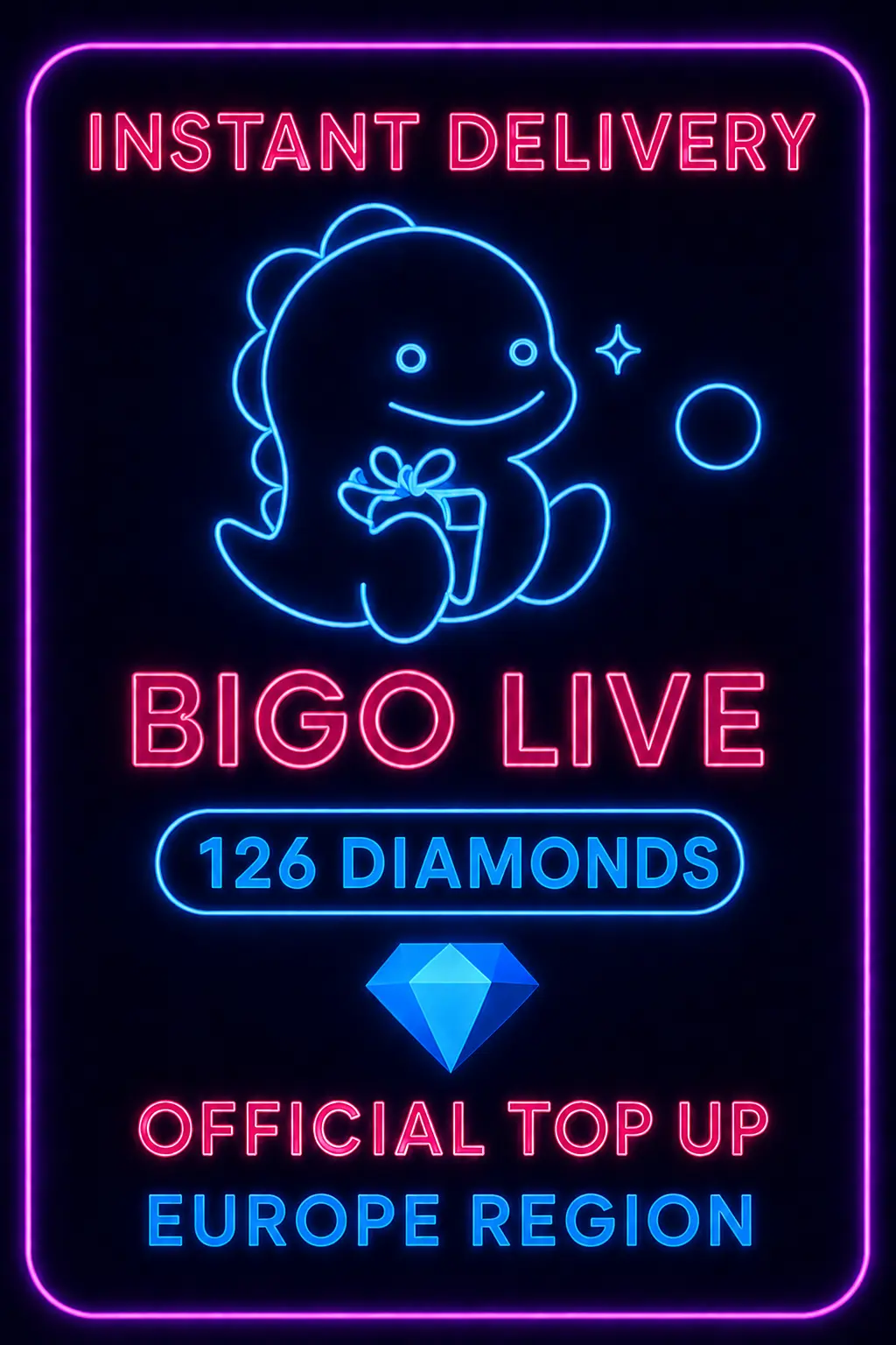 Bigo Live - 126 Diamonds (Top-Up) (EU)