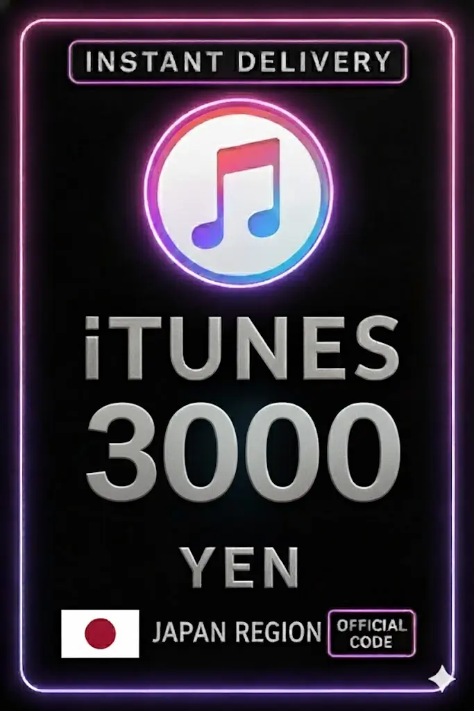 Tarjeta de regalo de iTunes 3000 yenes JP Tarjeta de regalo de iTunes 3000 yenes JP