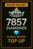 Lords Mobile 7857 Diamantes Recarga