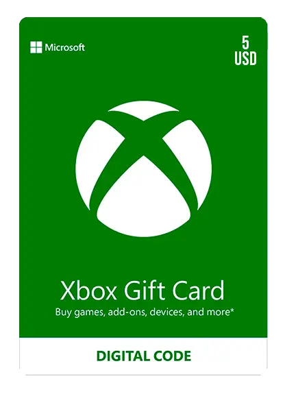 Xbox Live Gift Card 5 Usd Wallet Xbox Live Gift Card 5 Usd Wallet