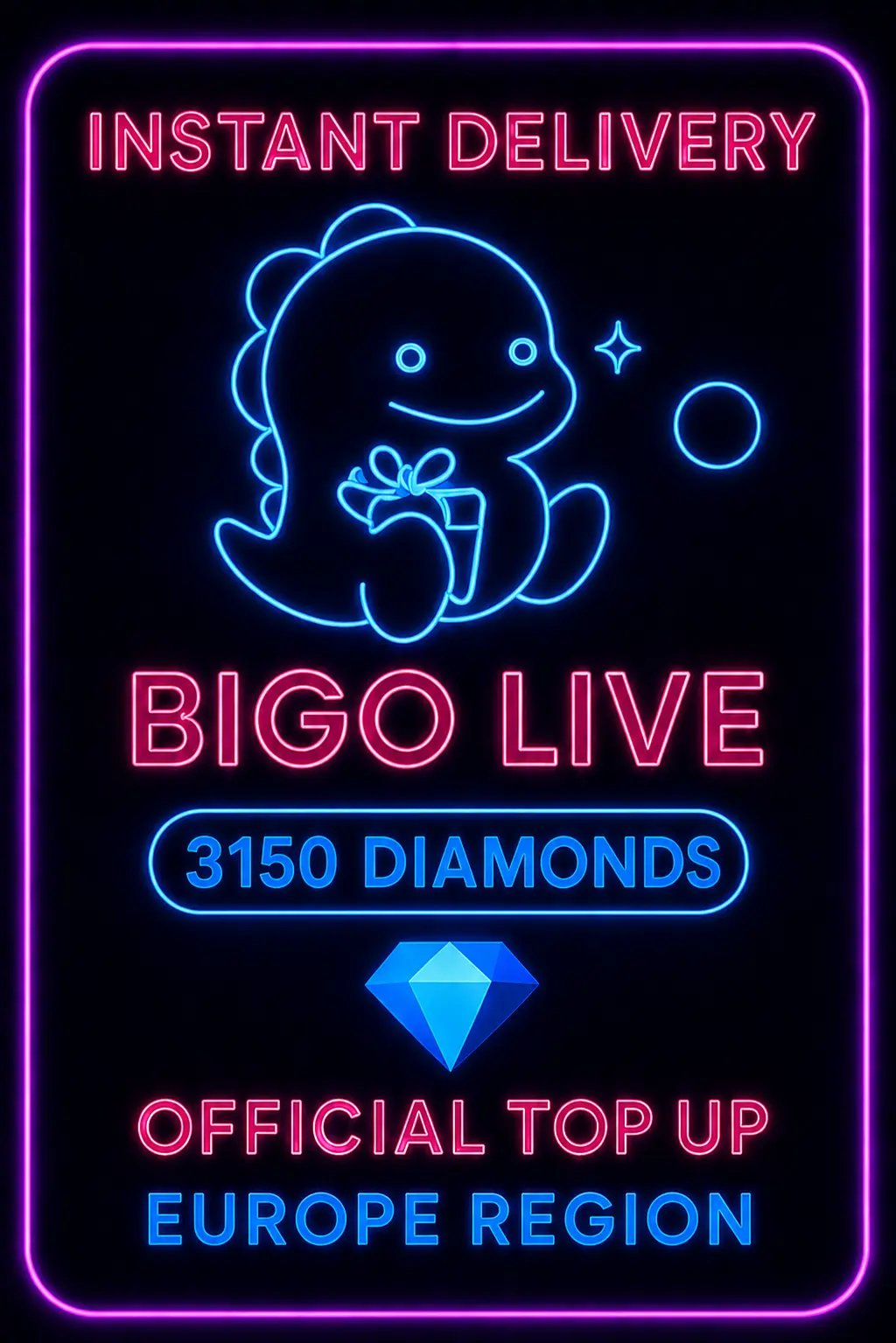 Bigo Live - 3150 Diamonds (Top-Up) (EU)