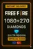 Free Fire 1080+270 Diamantes (EU-TR)