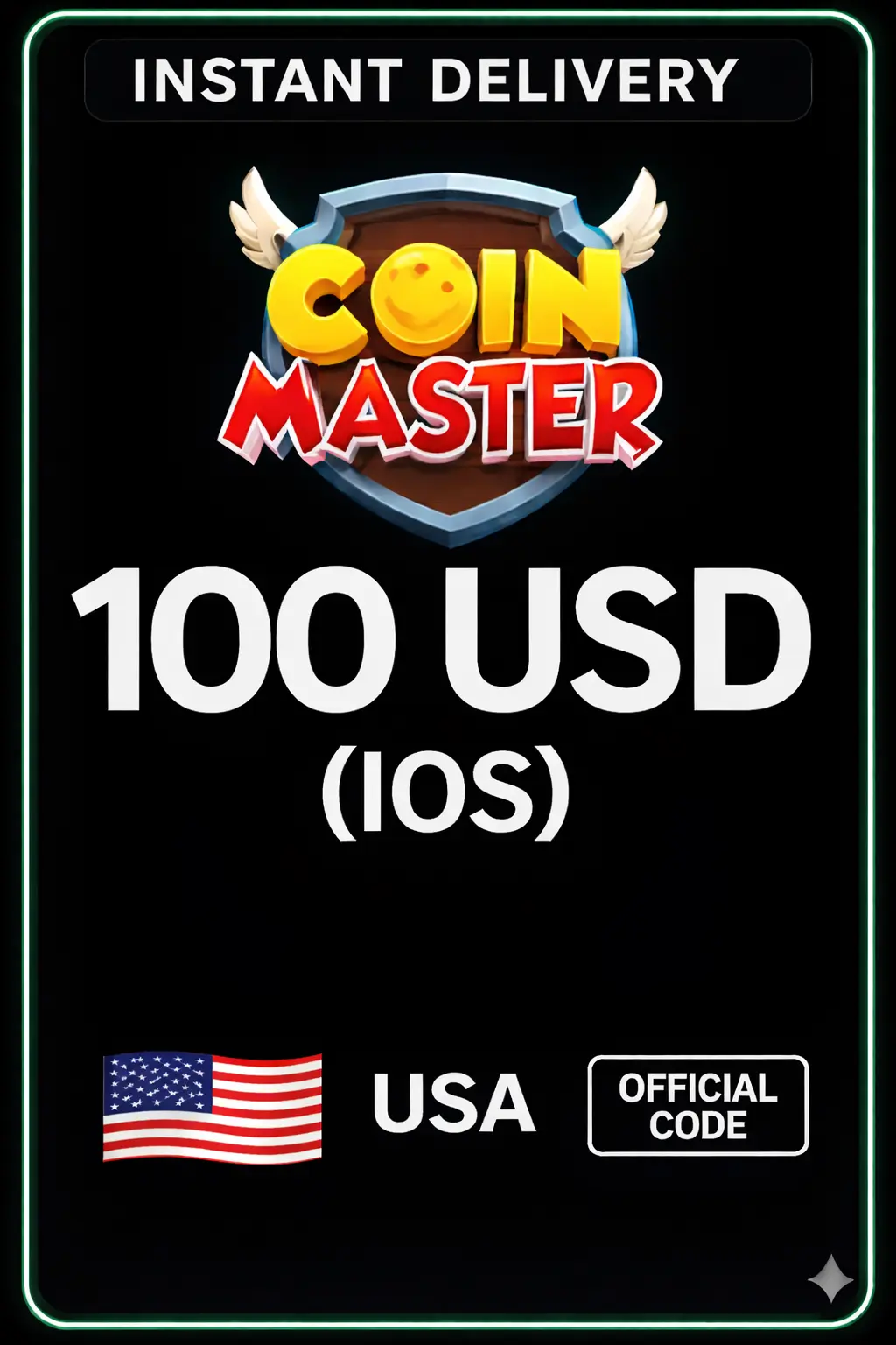 Coin Master (IOS) - 100 $ US