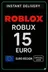 Roblox 15 Euro Game Card (EU)