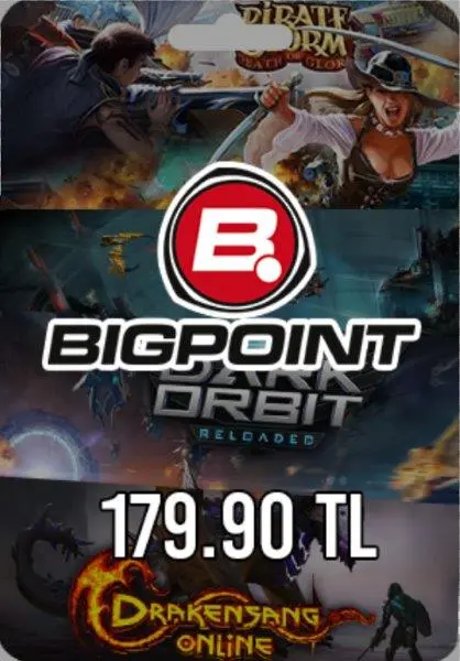 Bigpoint 179,90 TL Gutschein Bigpoint 179,90 TL Gutschein