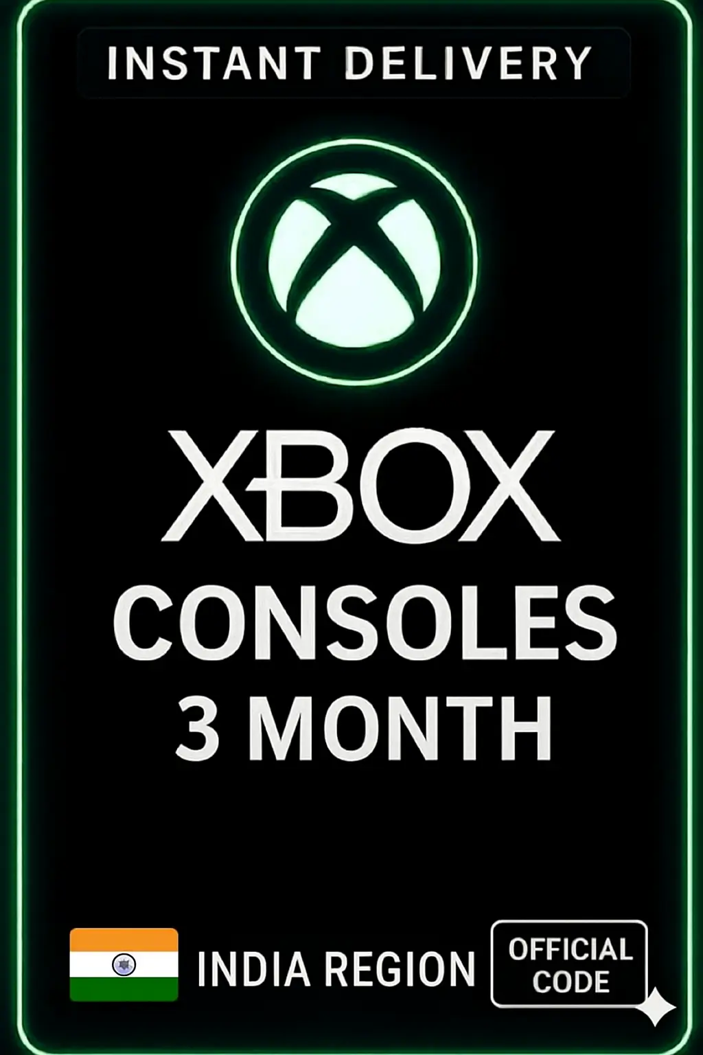 Xbox Game Pass консолууд 3 сар (Индия) Xbox Game Pass консолууд 3 сар (Индия)