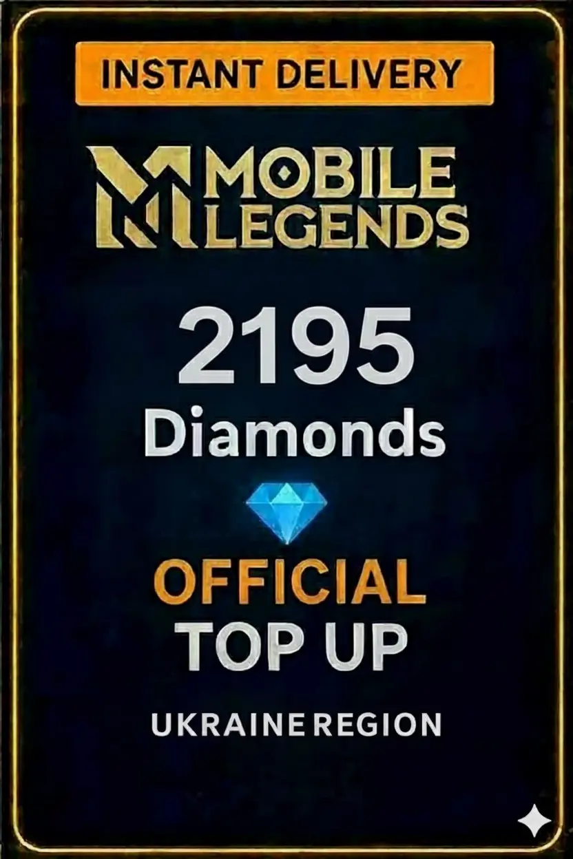 Mobile Legends - 2195 Diamonds Top-Up (Ukraine)