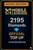 Mobile Legends - 2195 Diamonds Top-Up (Ukraine)